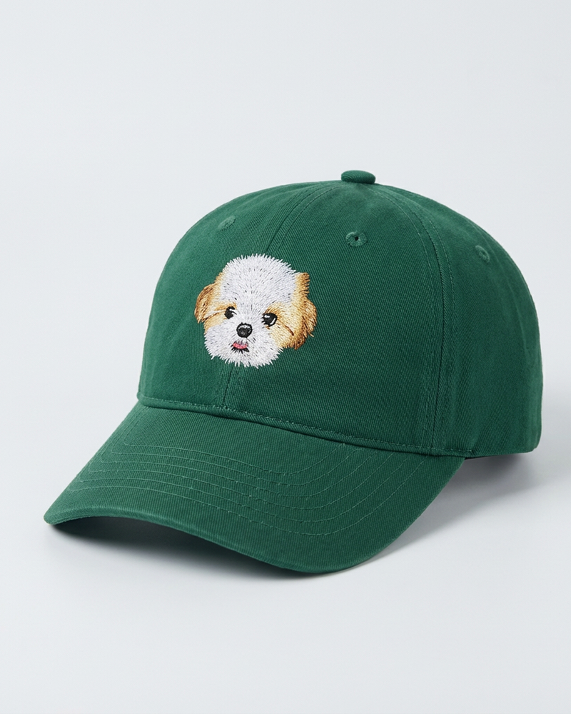 Pet Portrait Embroidered Cap